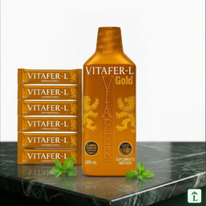 Vitafer L-Gold Combo frasco más sachets energía portátil