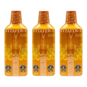 Vitafer L-Gold X3 — Pack de 3 Frascos de 500 ml (Ahorro Trimestral)