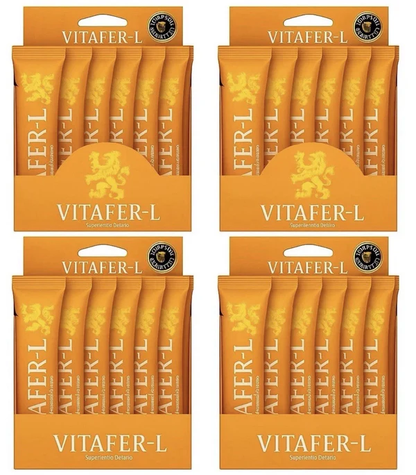 LUCACY VITA - Tienda Oficial Vitafer L-Gold 64 Sachets — Pack Mega de Máximo Ahorro